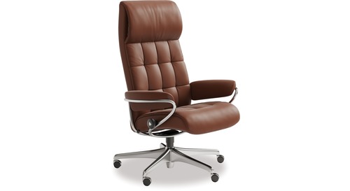 Stressless® London Leather Home Office Chair - High Back Stressless® London Leather Home Office Chair - High Back